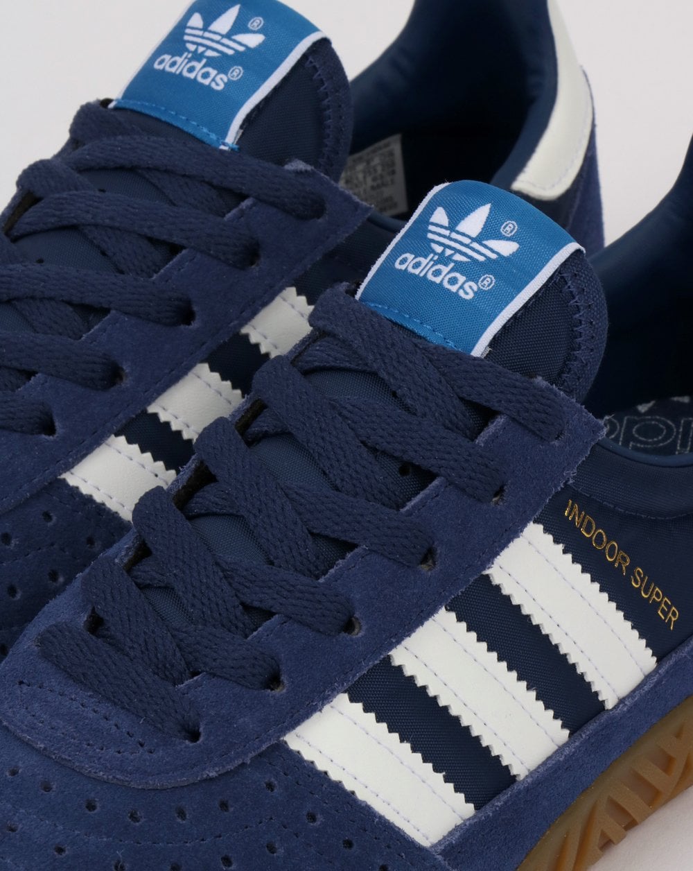 Adidas Indoor Super Trainers Navy Indigo/White/Gum