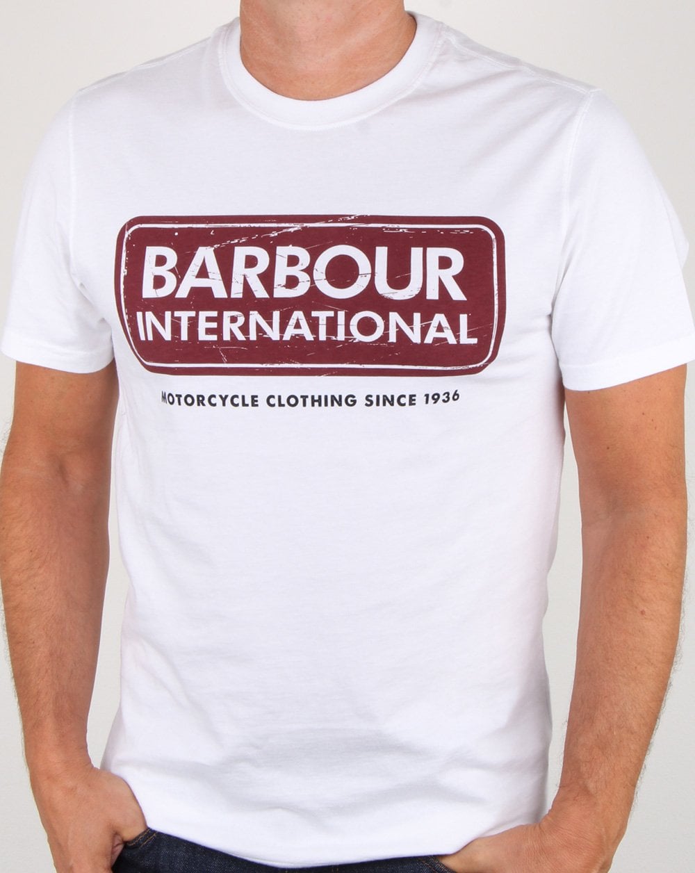 Barbour Logo T-shirt White