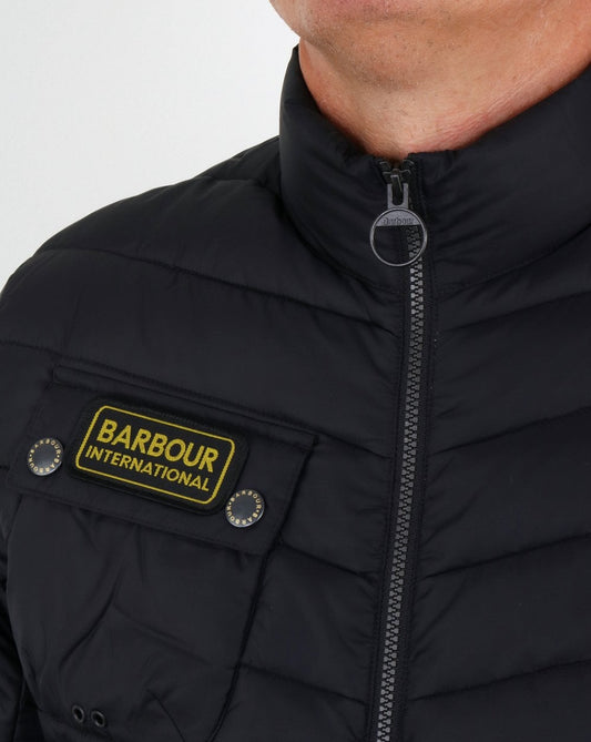 Barbour International Barbour International Chain Quilted Jacket Black