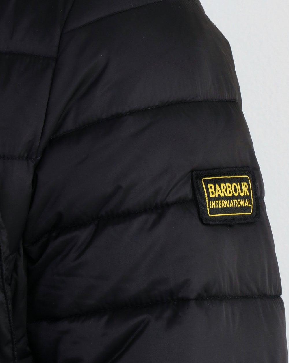 Barbour International Chain Quilted Jacket Black