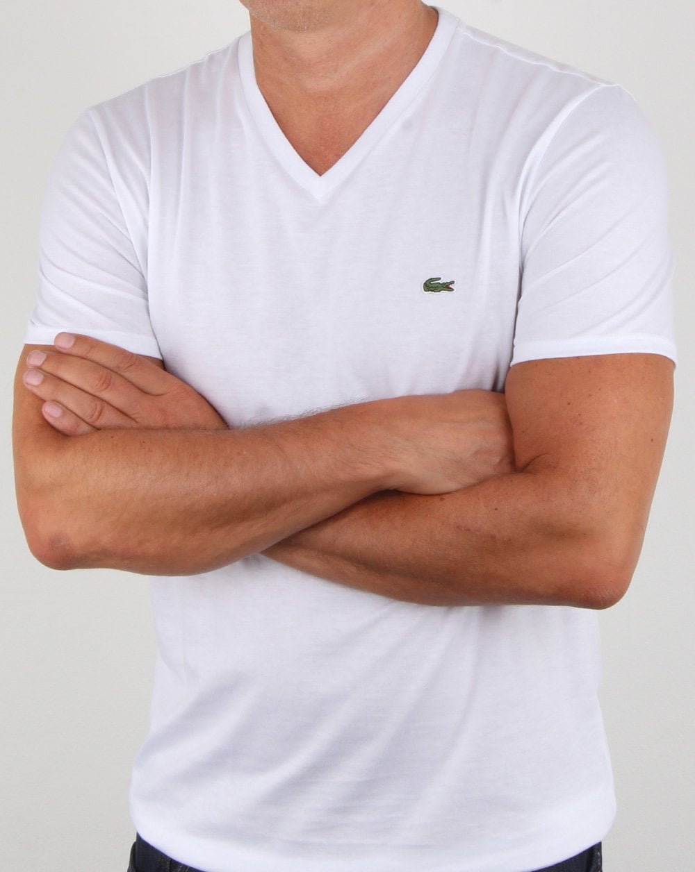 Lacoste V-neck T-shirt White