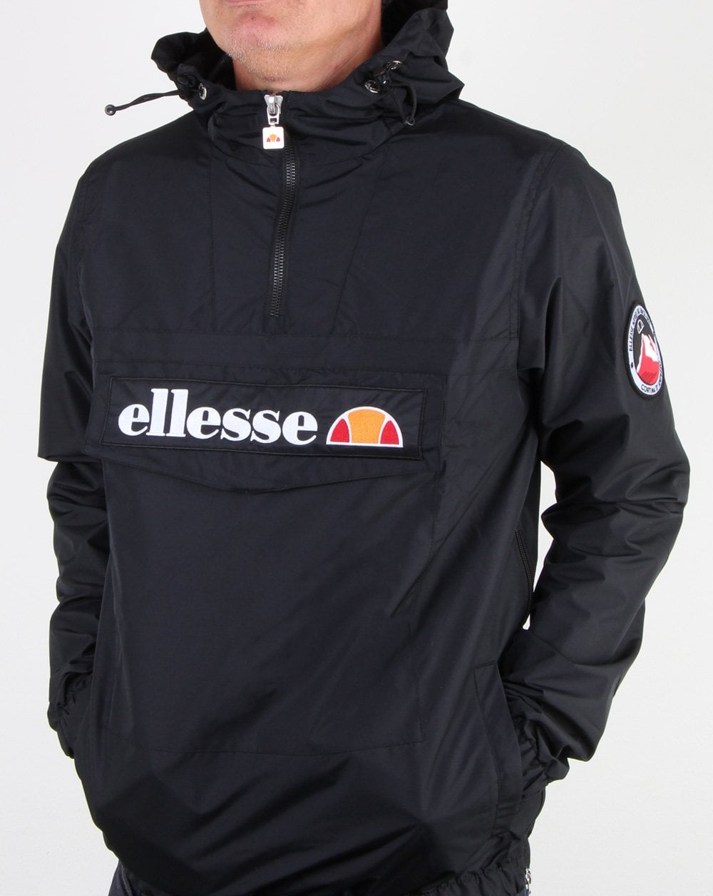 Ellesse Quarter Zip Jacket Black