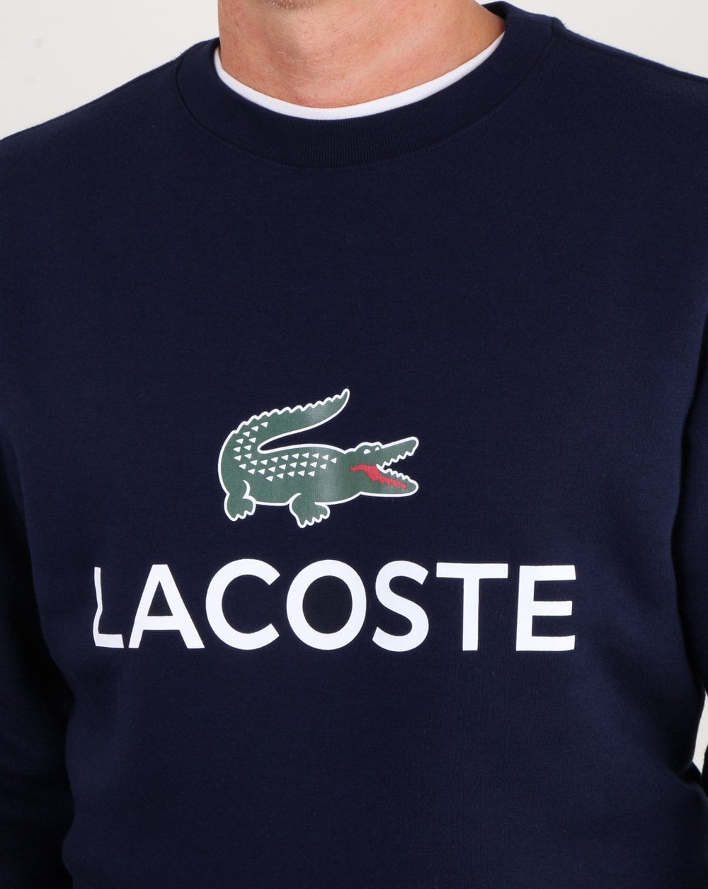 Lacoste Logo Sweatshirt Navy