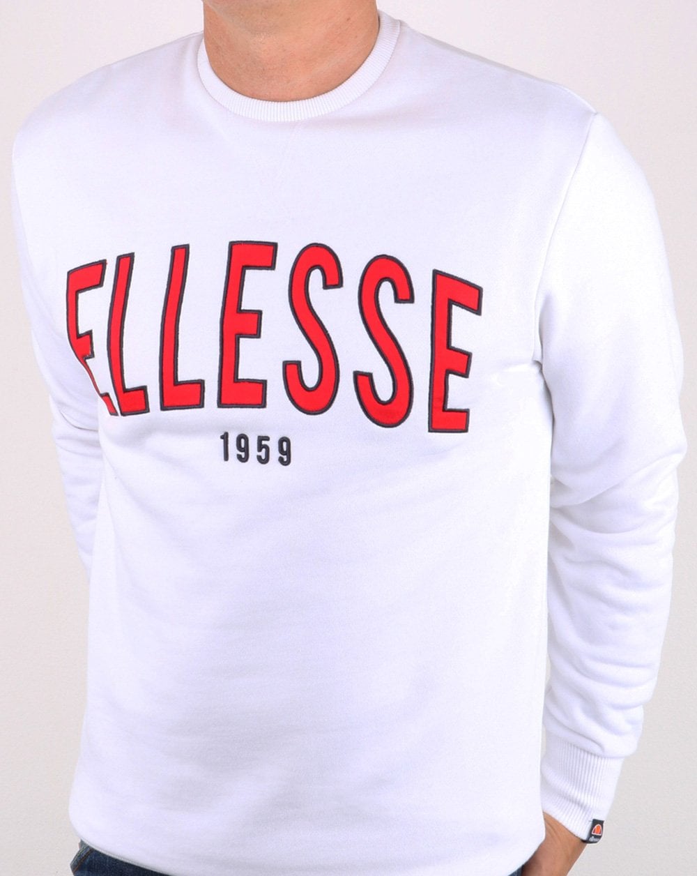 Ellesse 90's Outline Sweat White
