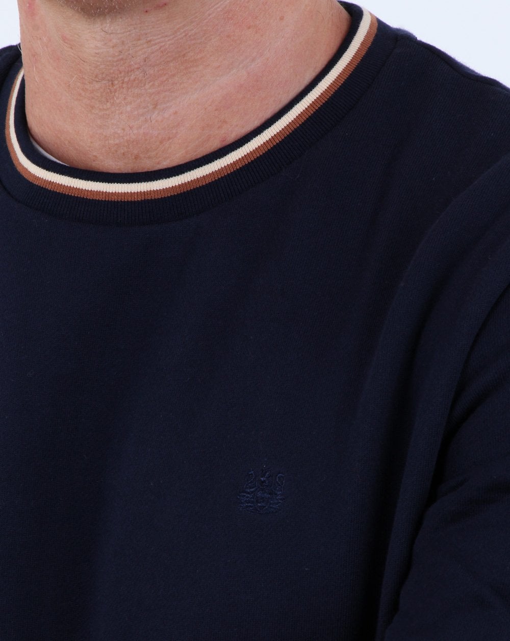 Aquascutum Wallace Long Sleeve Sweatshirt Navy