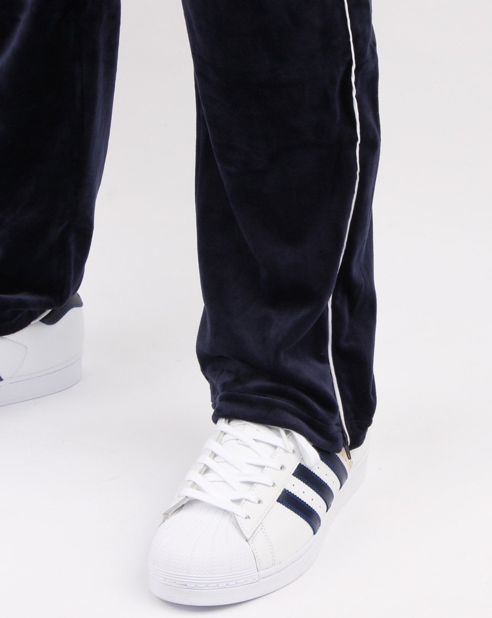 Fila Vintage Cyrus Velour Track Pants Navy