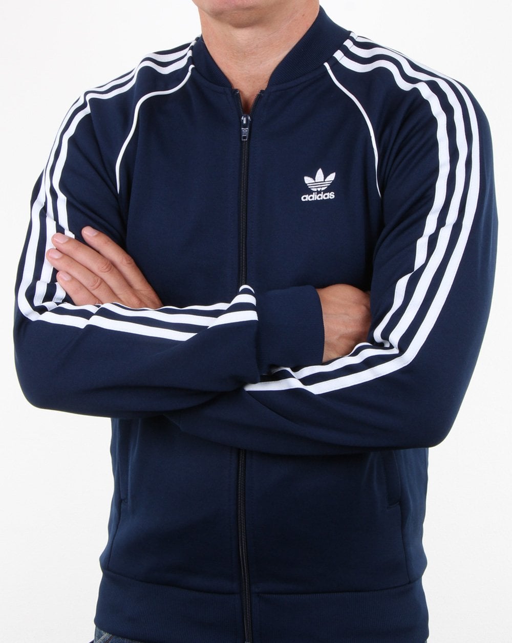 Adidas Originals Superstar Track Top Navy/white