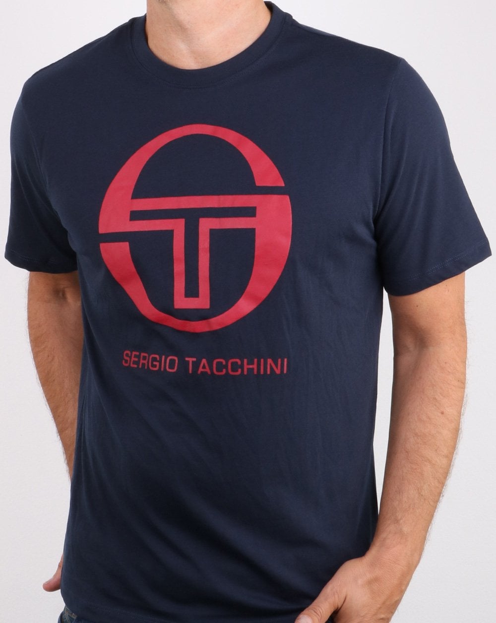 Sergio Tacchini Logo T-shirt Navy/Red
