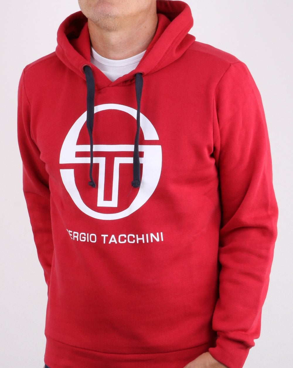 Sergio Tacchini LOGO Hoodie Red/White