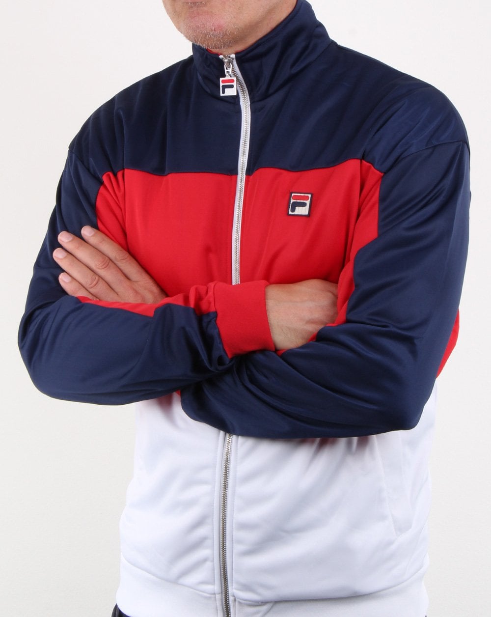 Fila Vintage Sterling Track Top Navy/red/white