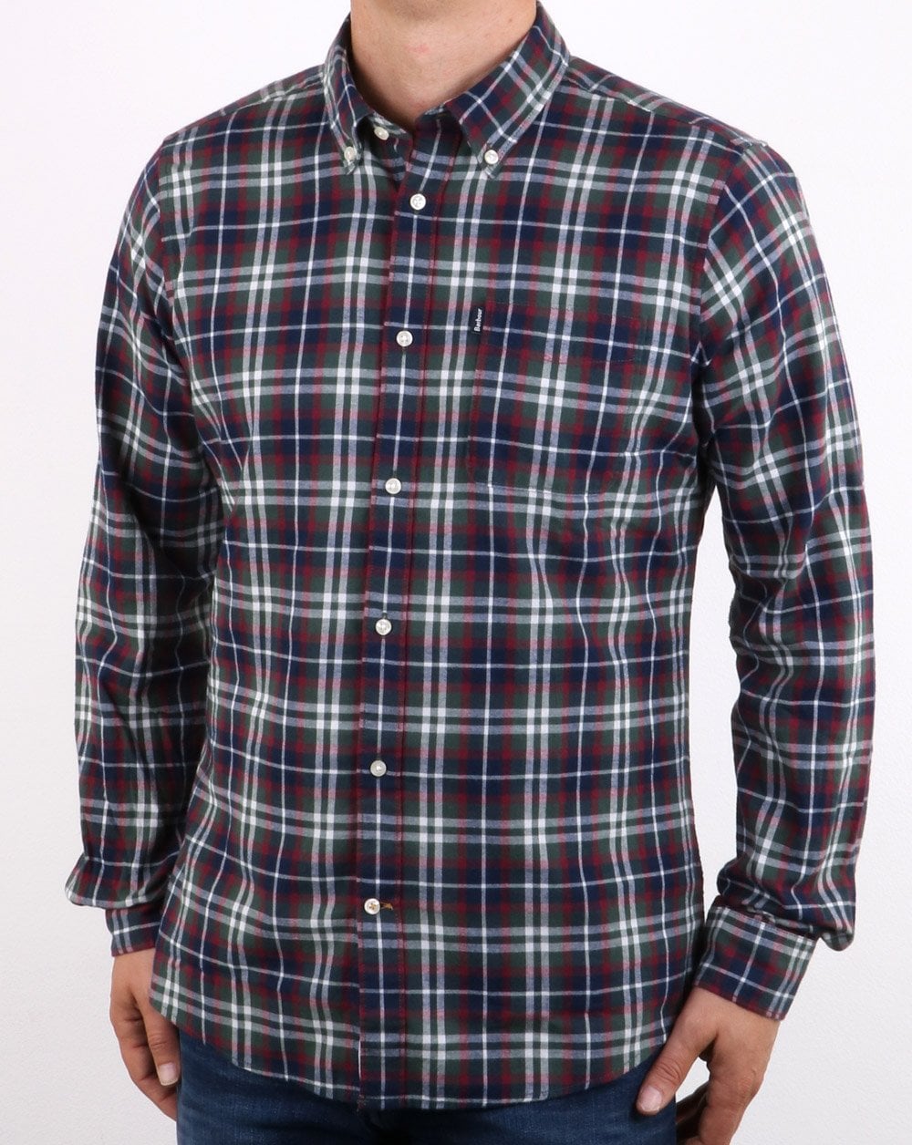 Barbour Endsleigh Racing Green Check Shirt