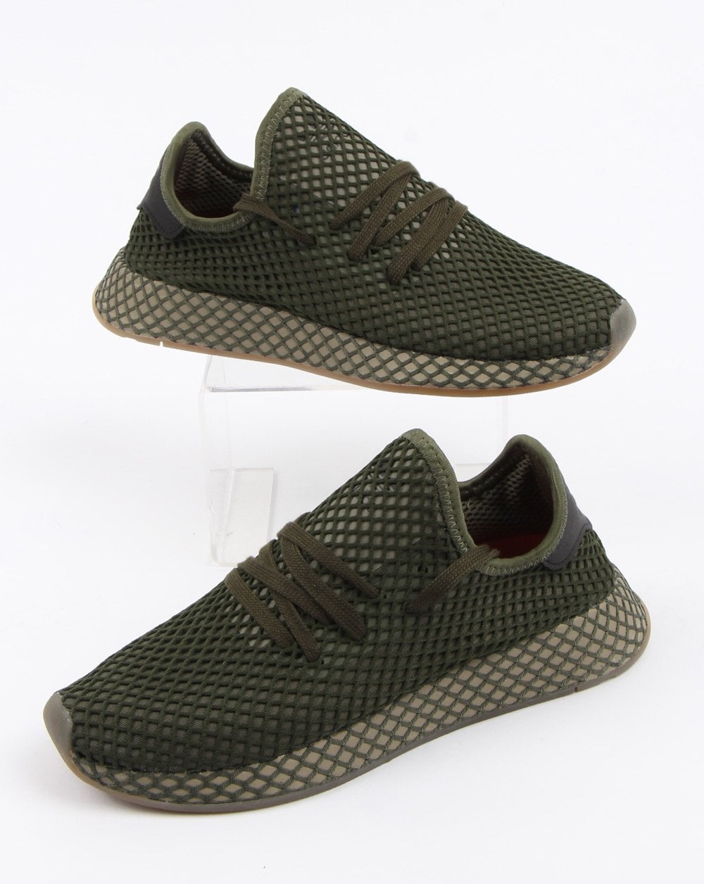 Adidas Deerupt Runner Trainers Base Green/orange