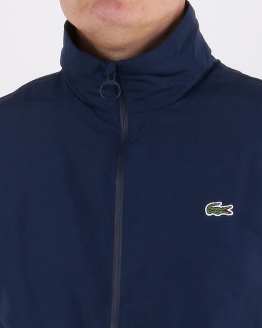 Lacoste Lacoste Jacket Concealed Hood Navy