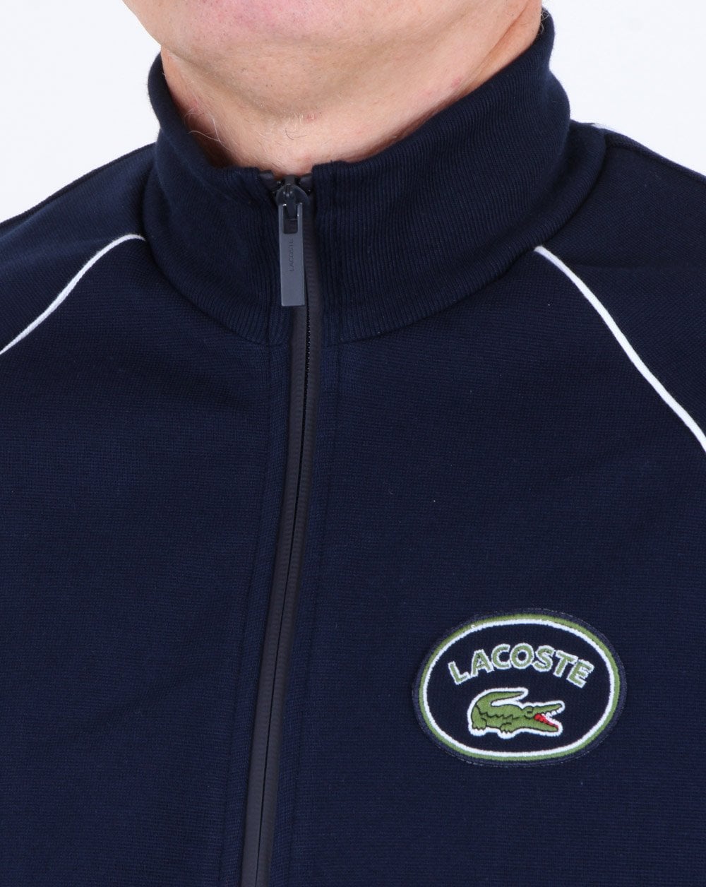 Lacoste Milano Cotton vintage Track Top Navy
