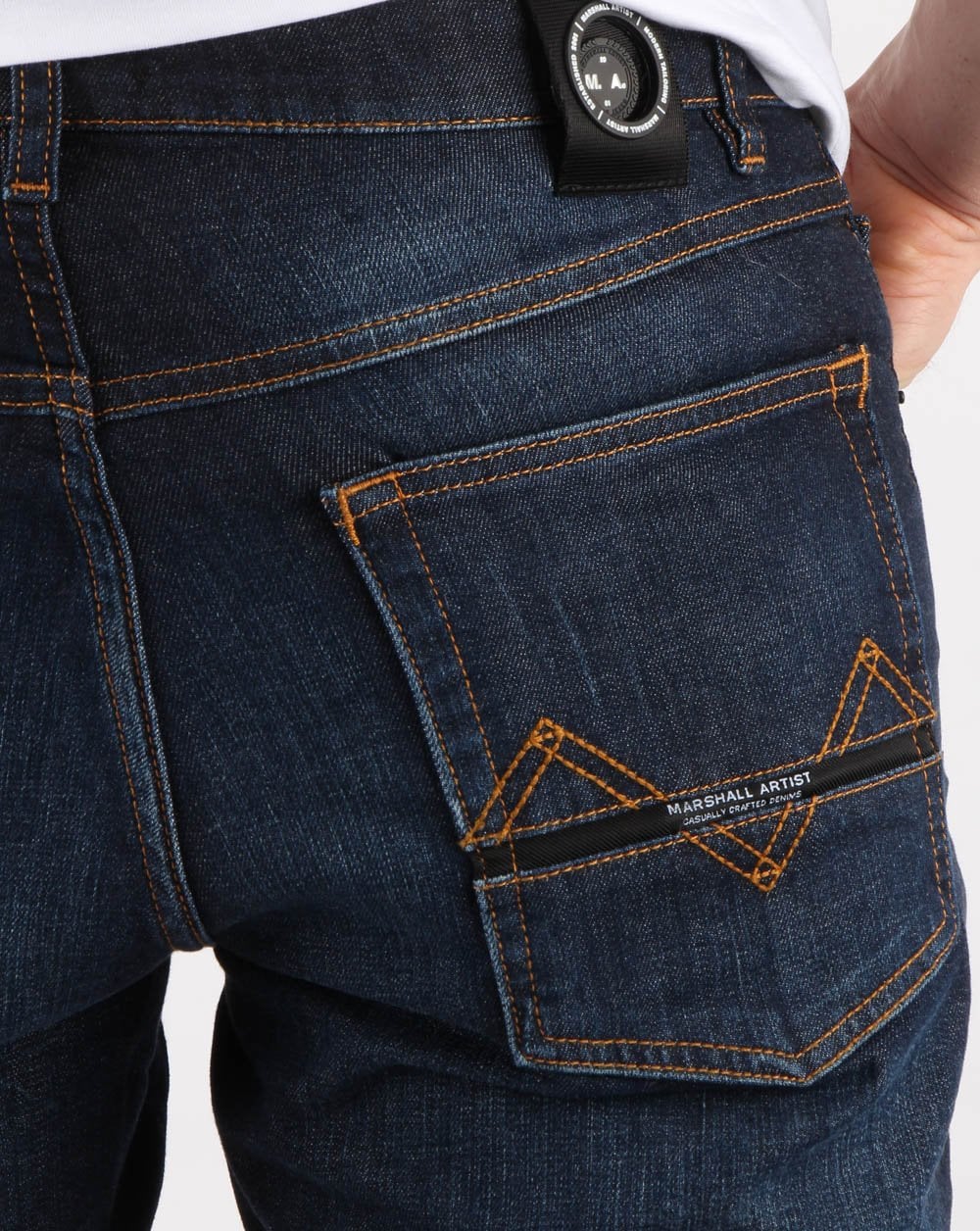 Marshall Artist Regular Tapered Jeans Dark Vintage Wash