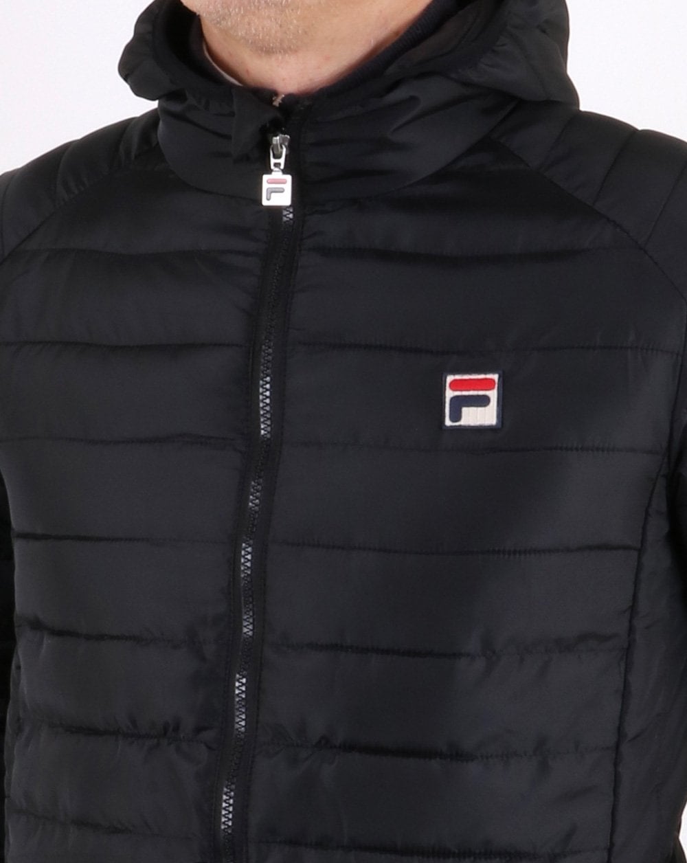 Fila Vintage Padded Puffer Jacket Black
