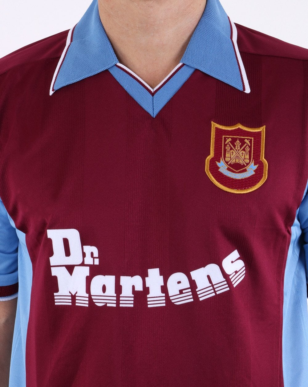 West Ham 1998 Shirt Claret/Sky Blue