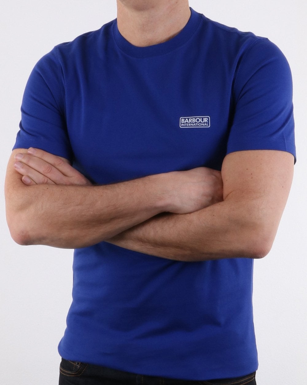 Barbour International Small Logo T-shirt Blue