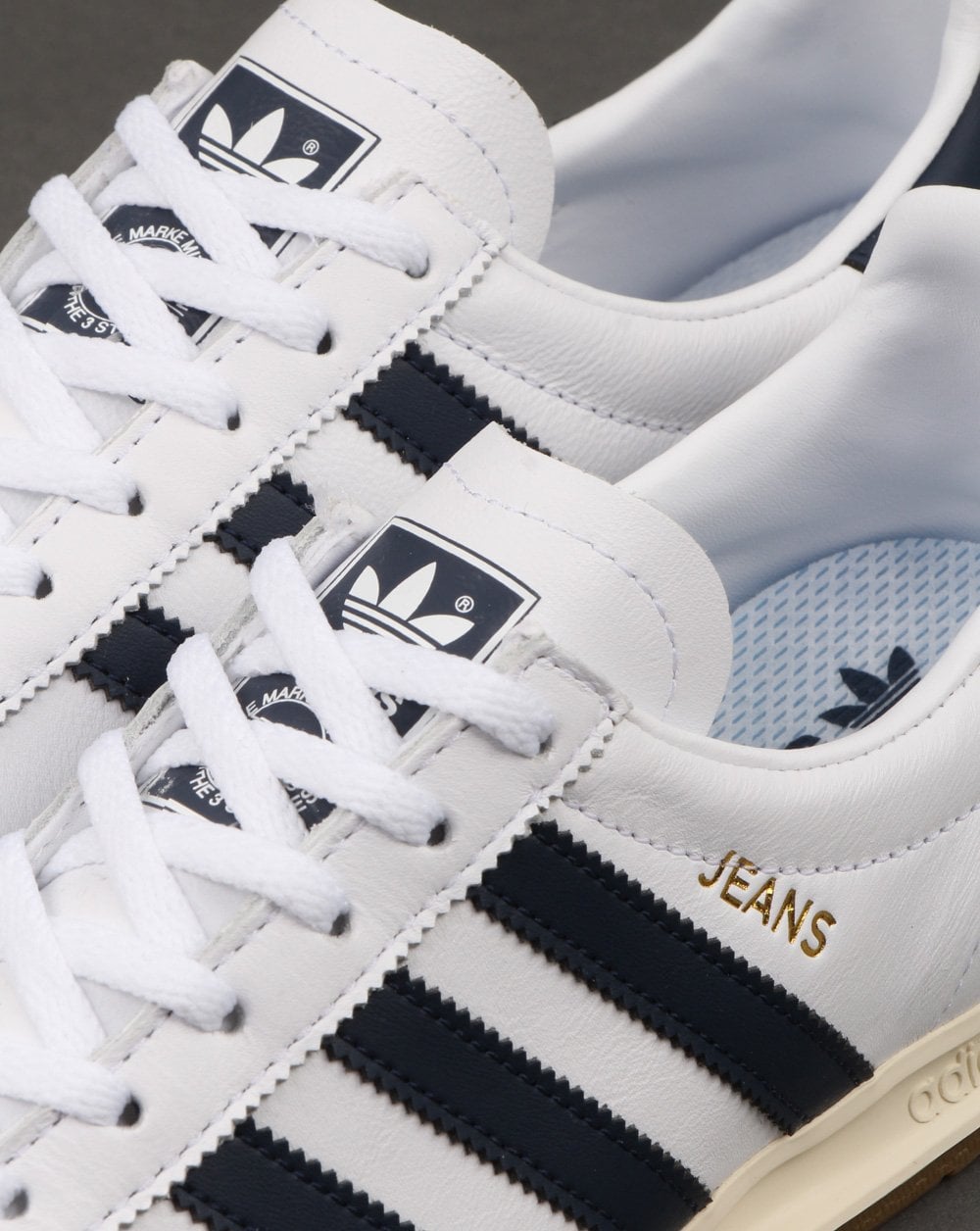 Adidas Jeans Trainers White/navy