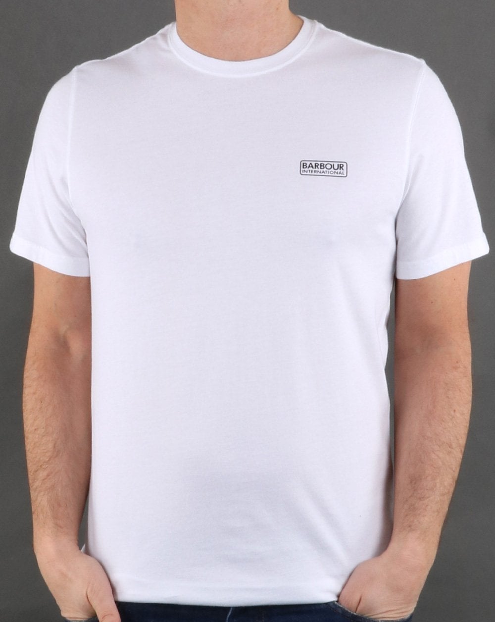 Barbour International Small Logo T-Shirt White