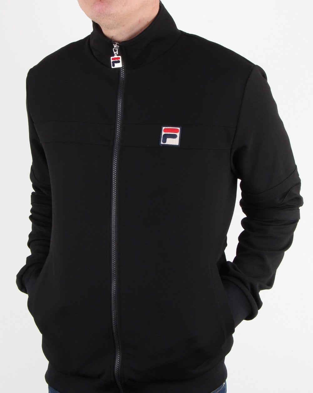 Fila Vintage Courto Track Top Black