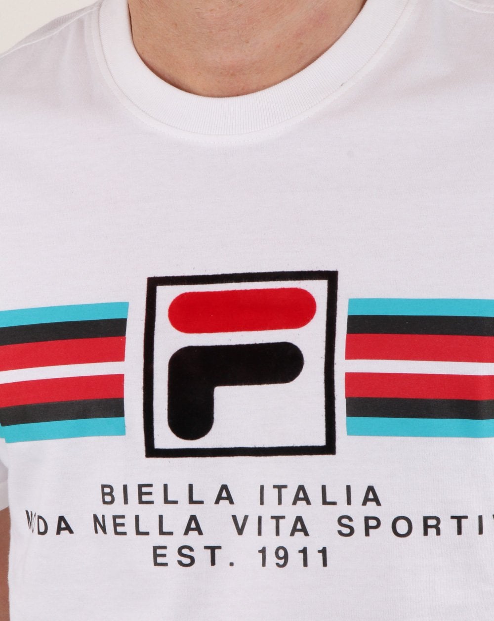Fila Vintage Mercedes T Shirt White