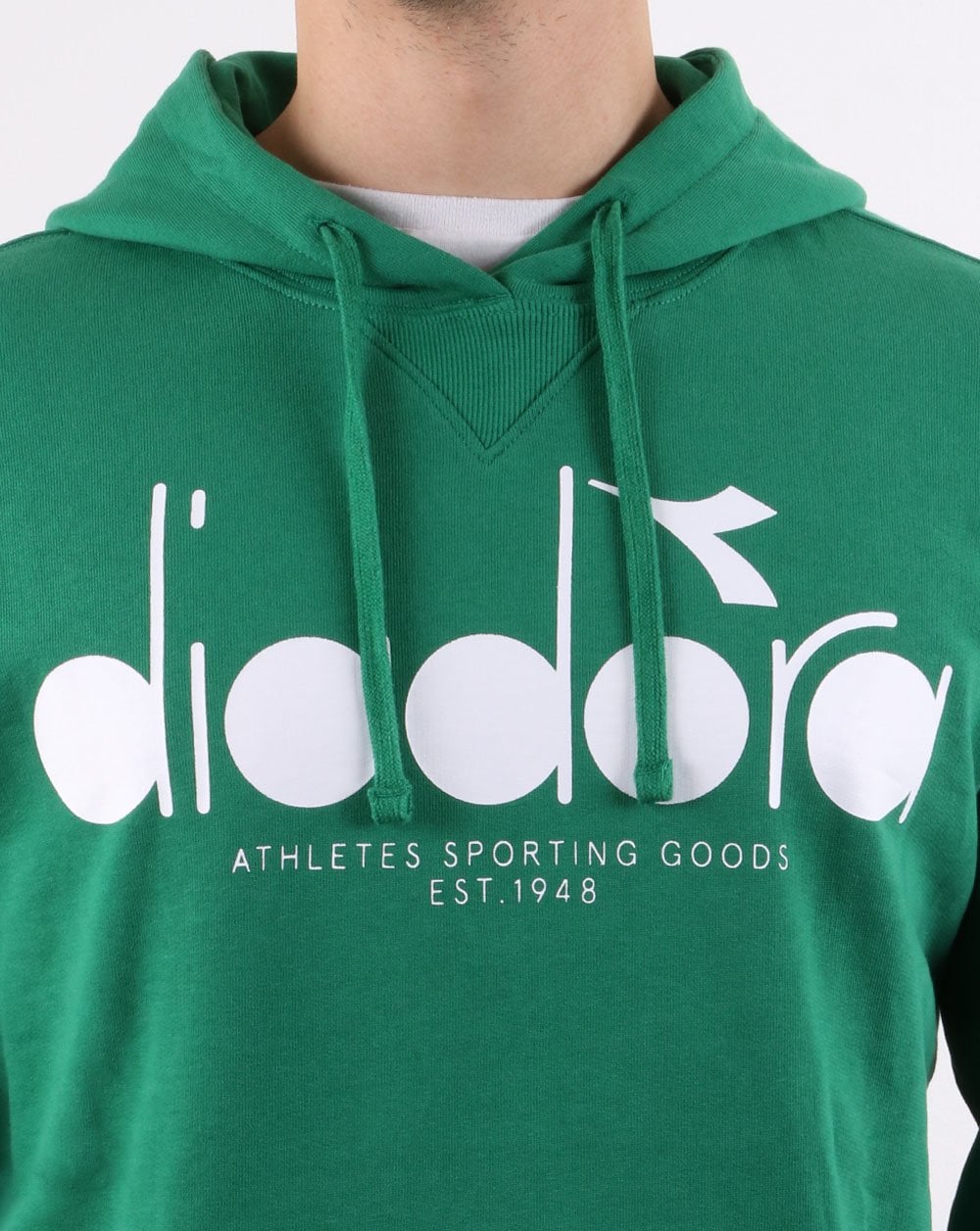 Diadora Logo Hoodie Verdant Green
