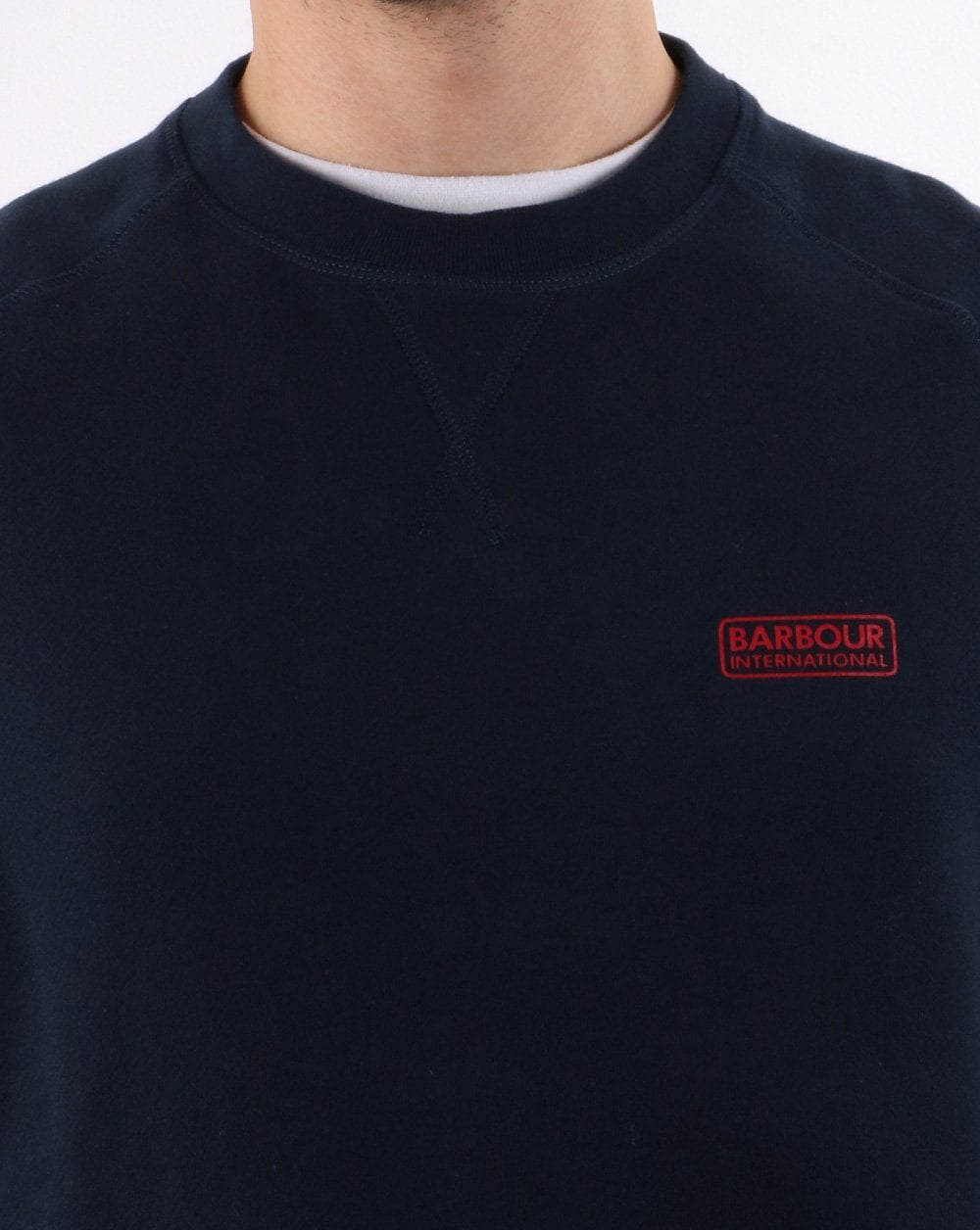 Barbour International Crew Sweatshirt Navy