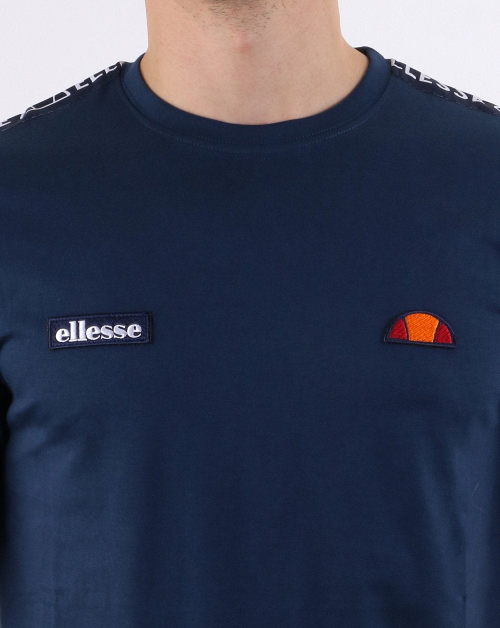 Ellesse Fede Taped T Shirt Navy