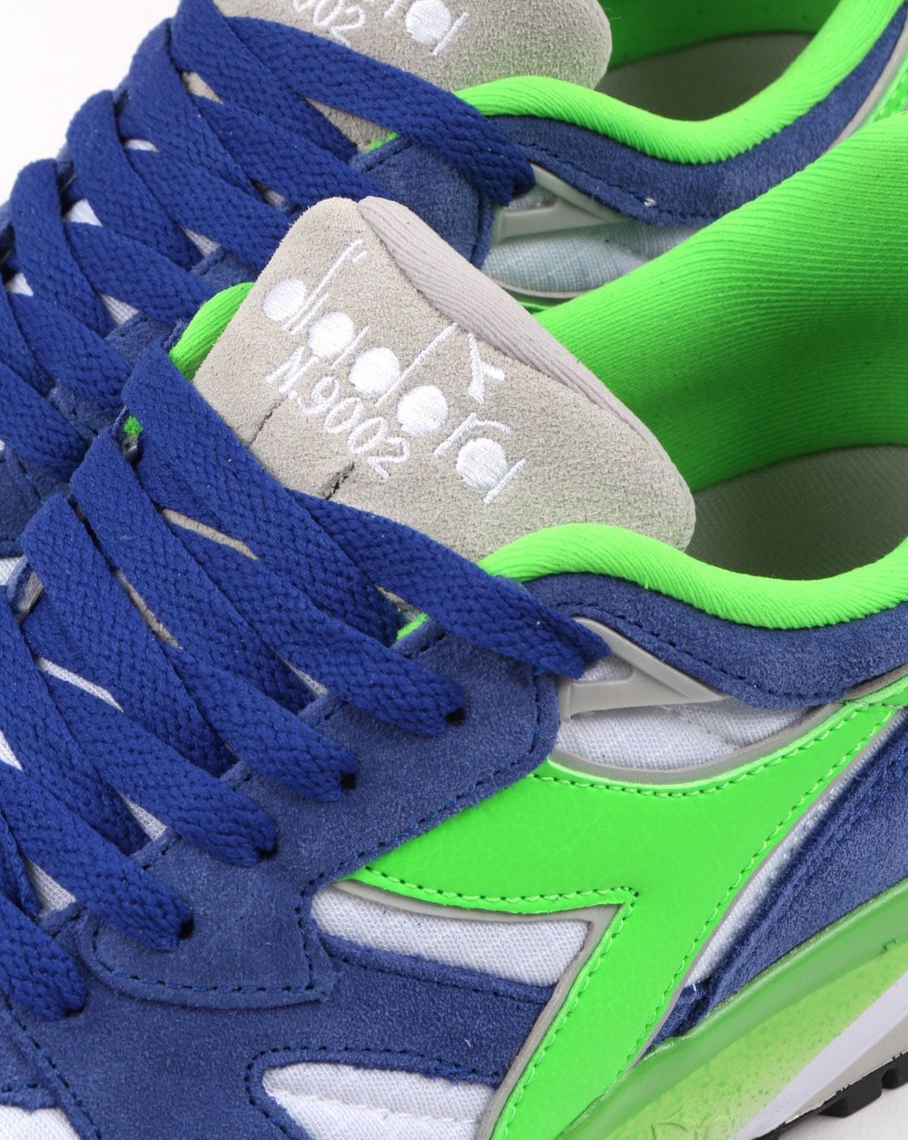 Diadora N9002 Trainers Imperial Blue/Green/white