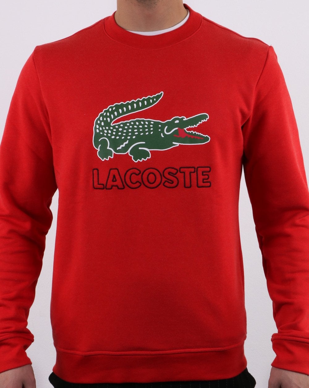 Lacoste Logo Sweatshirt Red