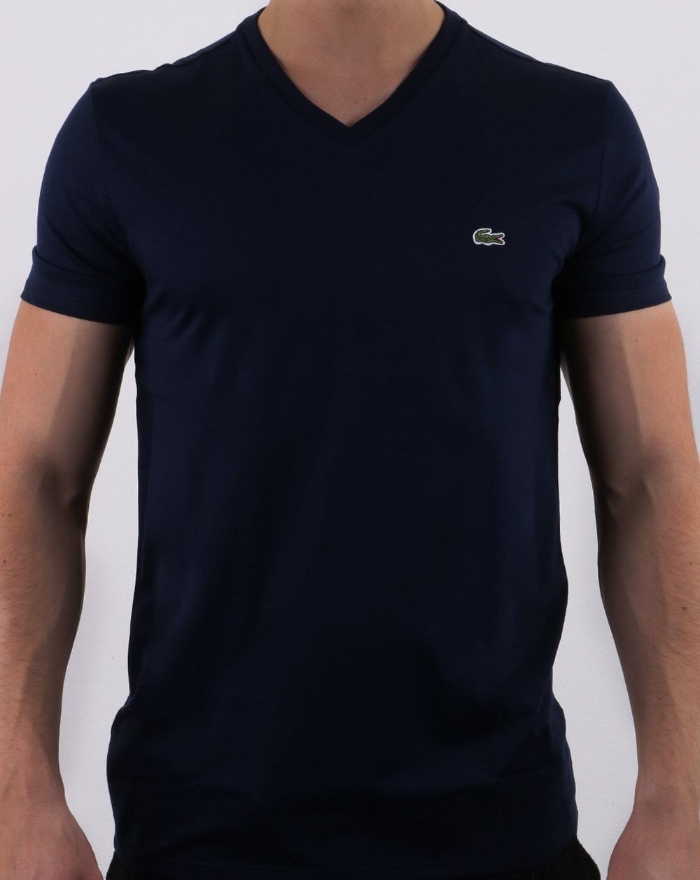 Lacoste V-neck T-shirt Navy