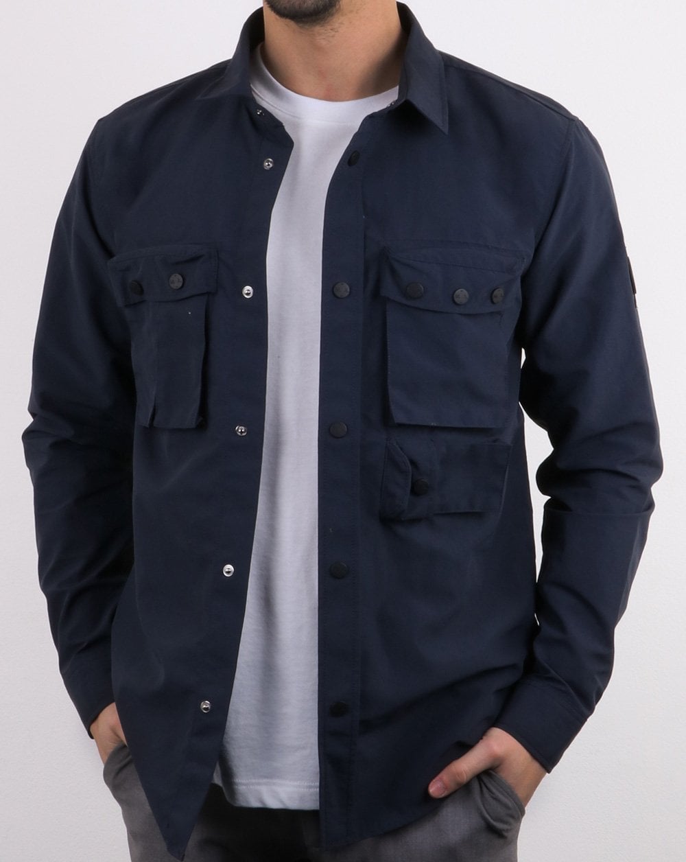Marshall Artist Hiking Overshirt Navy