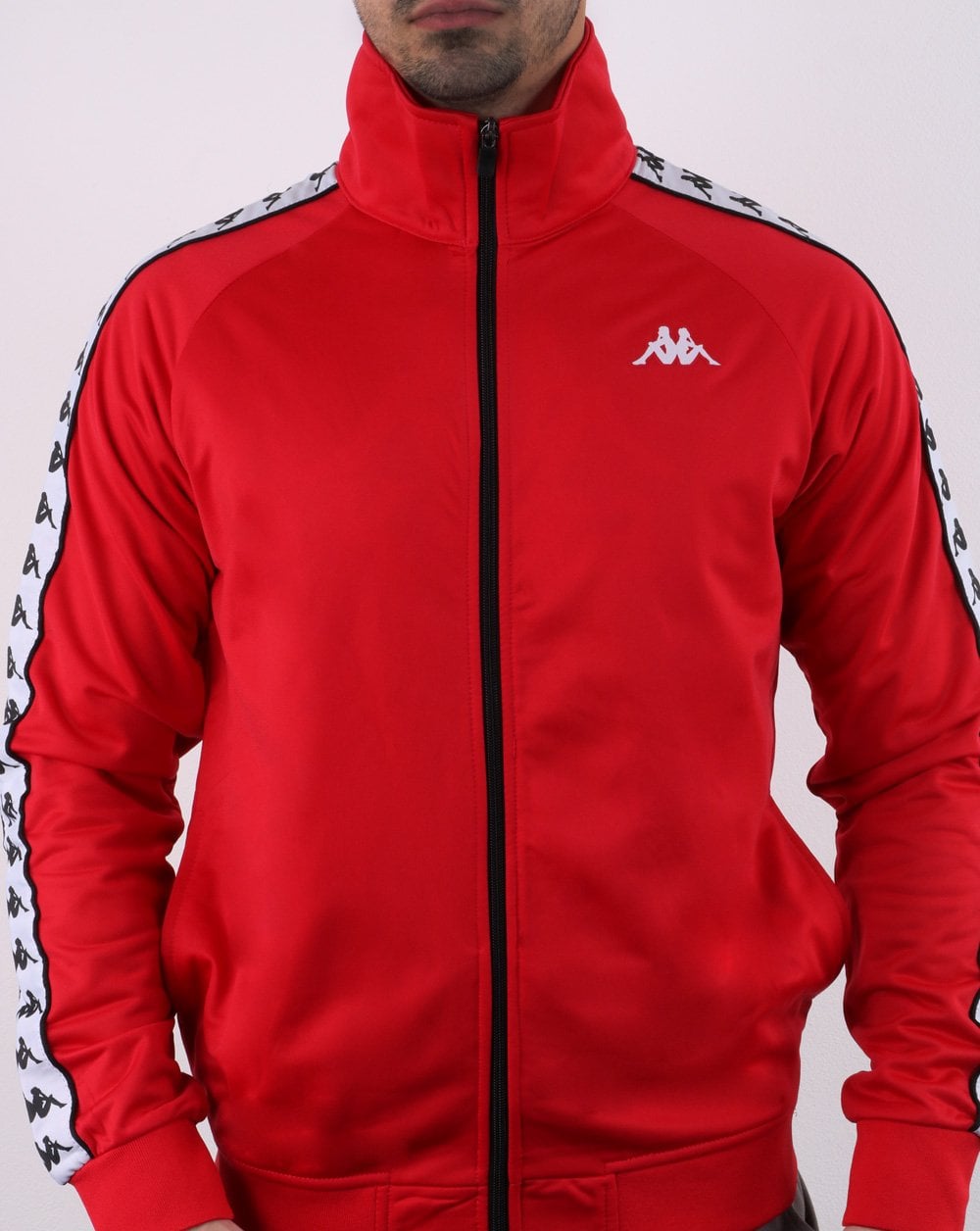 Kappa Anniston Banda Jacket Red/White