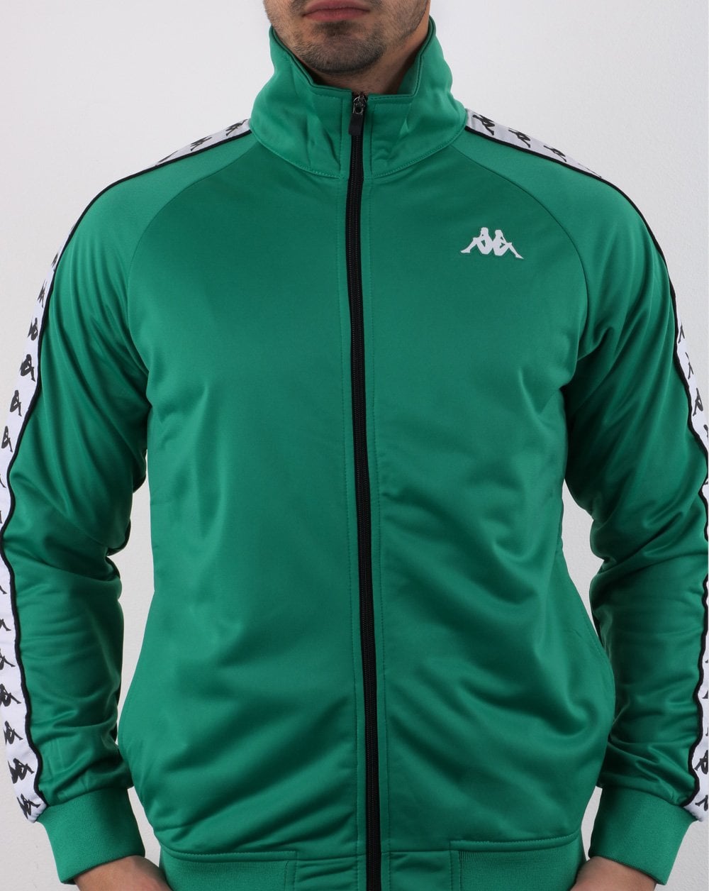 Kappa Anniston Banda Jacket Green/White