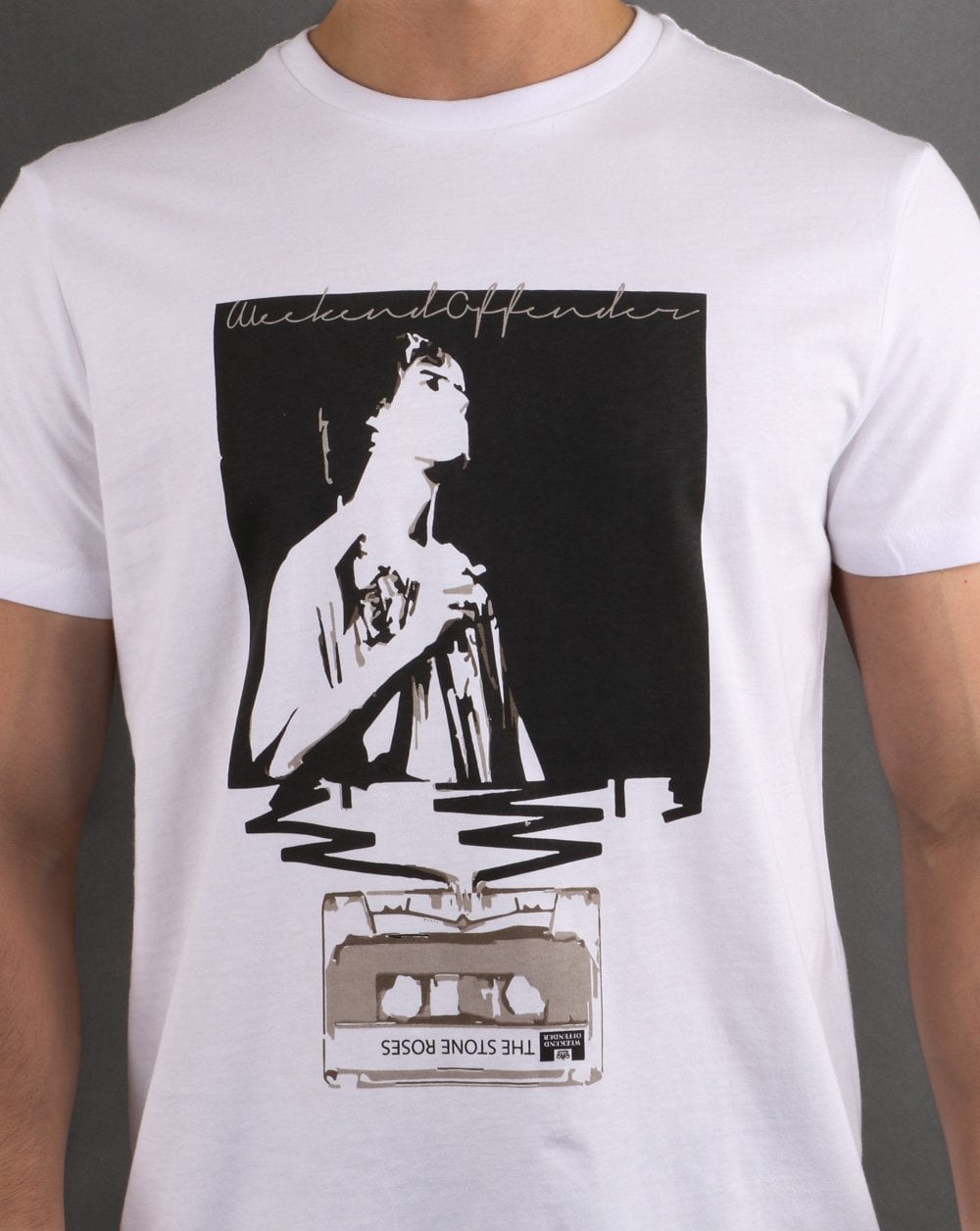 Weekend Offender King Monkey T-shirt White