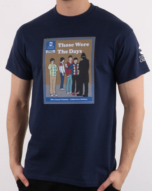 80s Casual Classics 80s Casual Classics Those Were The Days T Shirt Navy