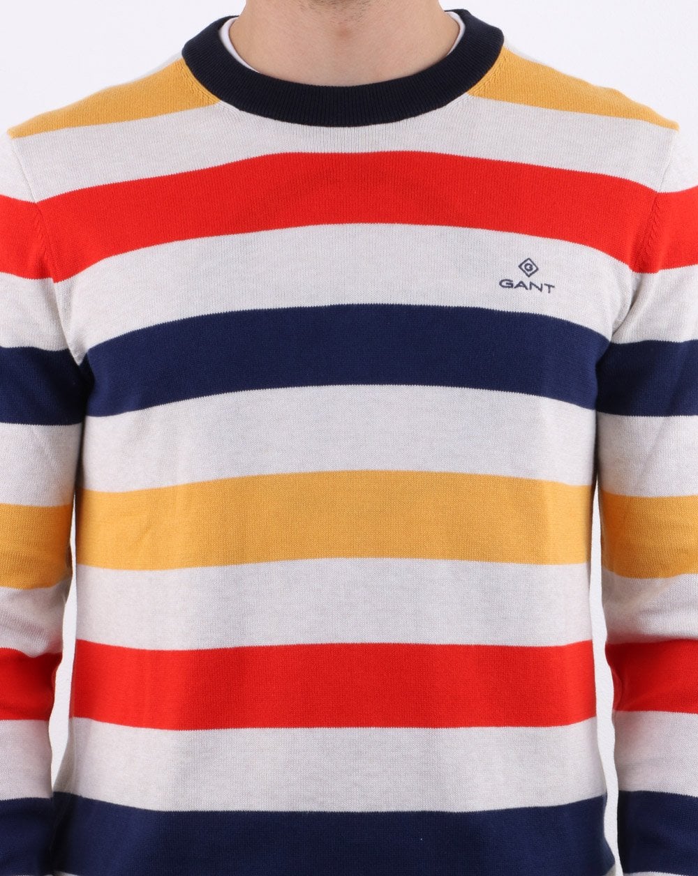 Gant Multi Colored Stripe Knitted Jumper