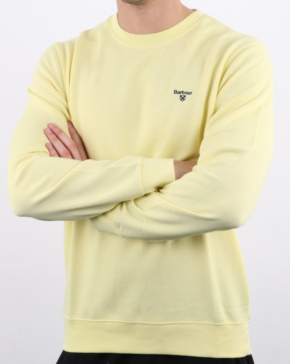 Barbour Seton Crew Sweat Yellow