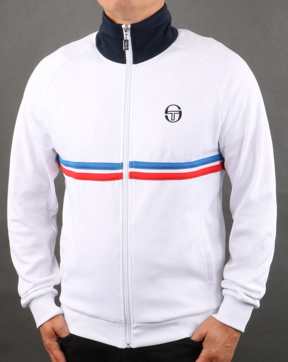 Sergio Tacchini Dallas Track Top White/royal/red