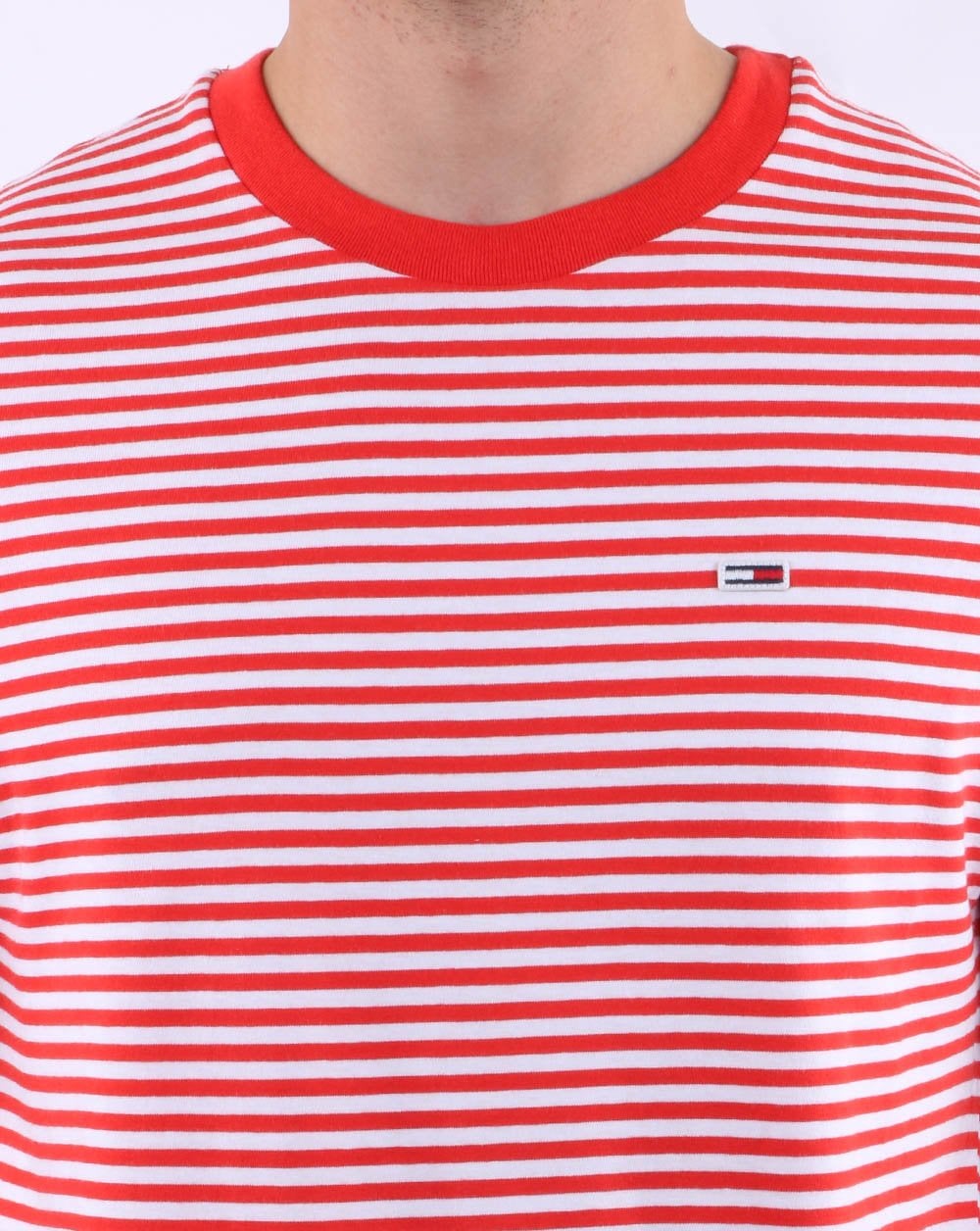 Tommy Hilfiger Classic Stripe T Shirt Red / White