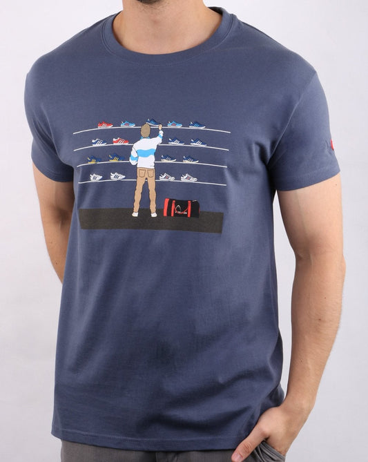 80s Casuals 80s Casuals Tales Of Train Journeys T Shirt Denim