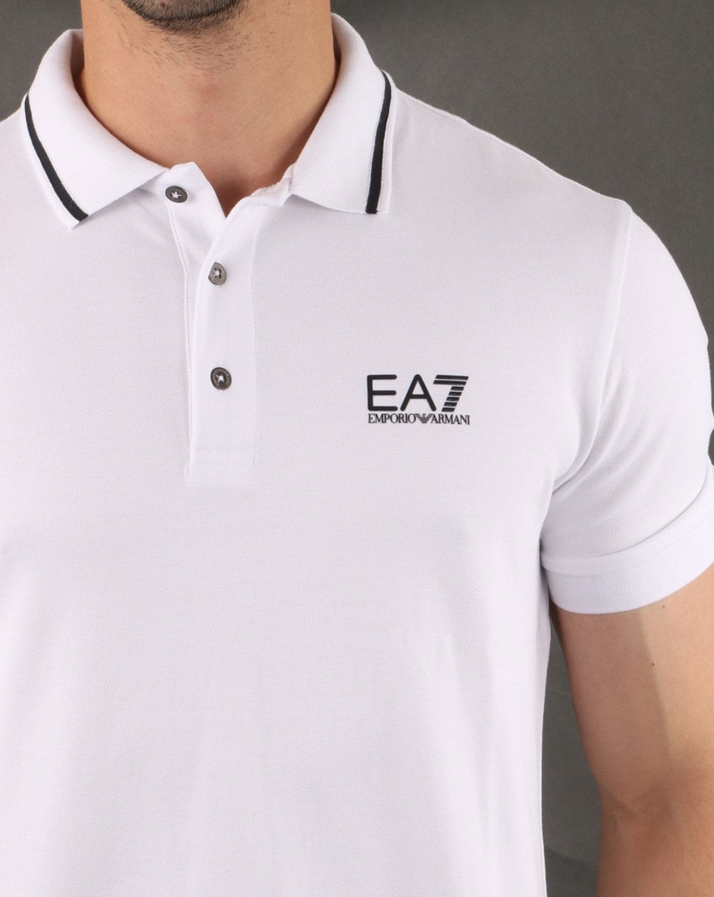 Emporio Armani EA7 Polo Shirt White