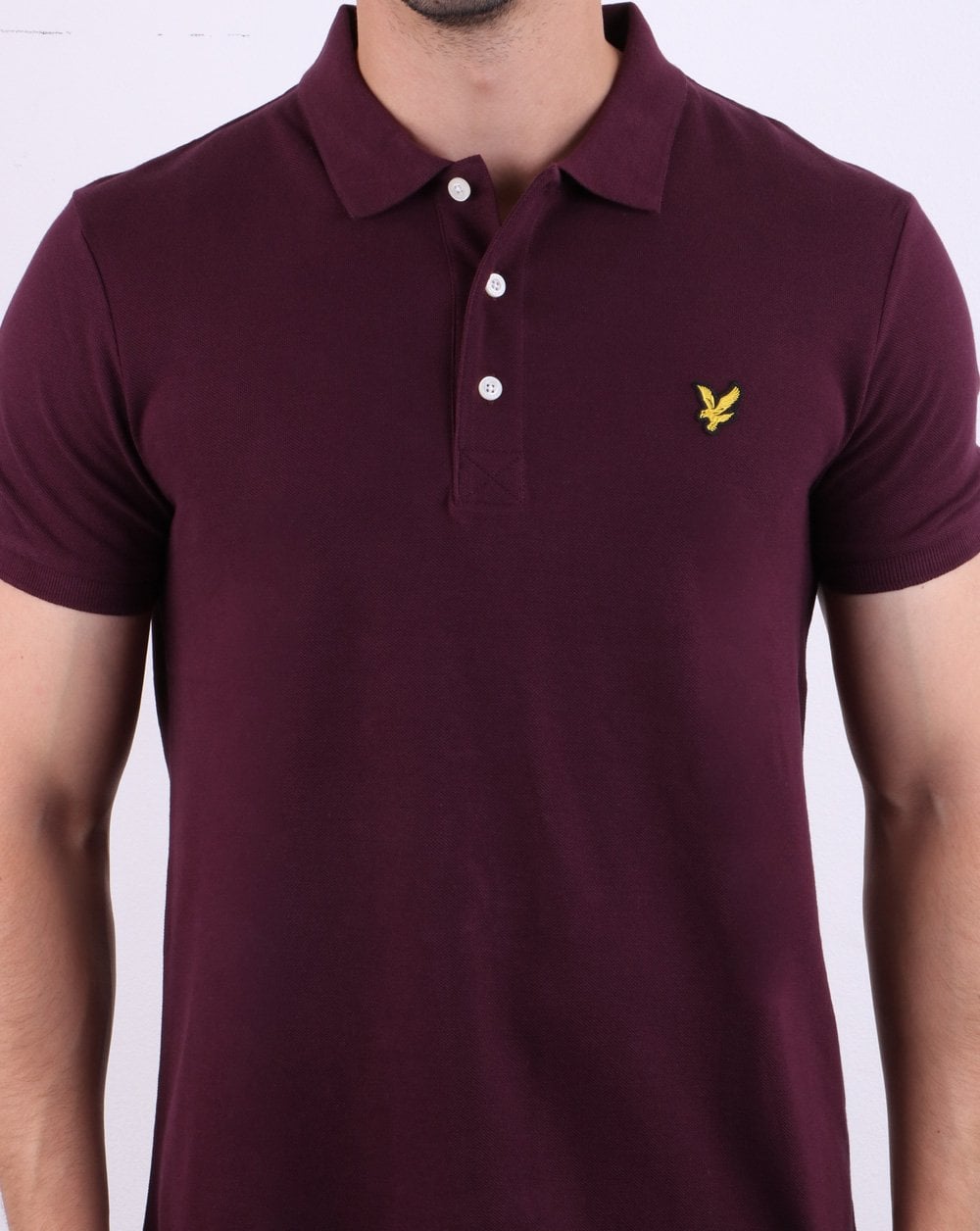 Lyle And Scott Polo Shirt Burgundy