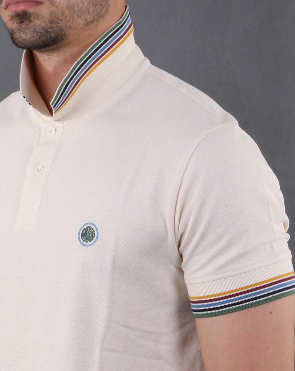 Pretty Green Eastman Tipped Polo Stone