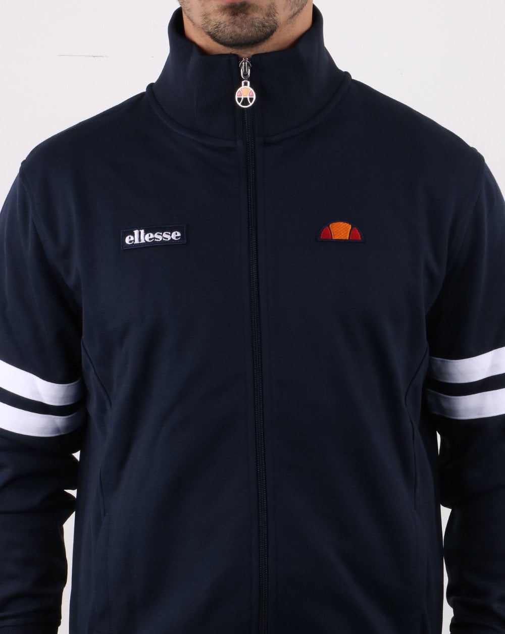 Ellesse Roma Track Top Navy/White