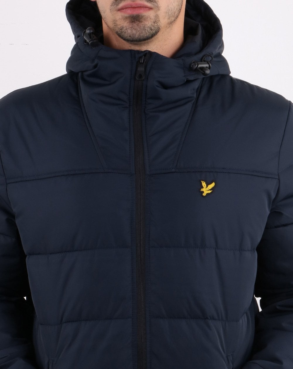 Lyle And Scott Wadded Jacket Navy