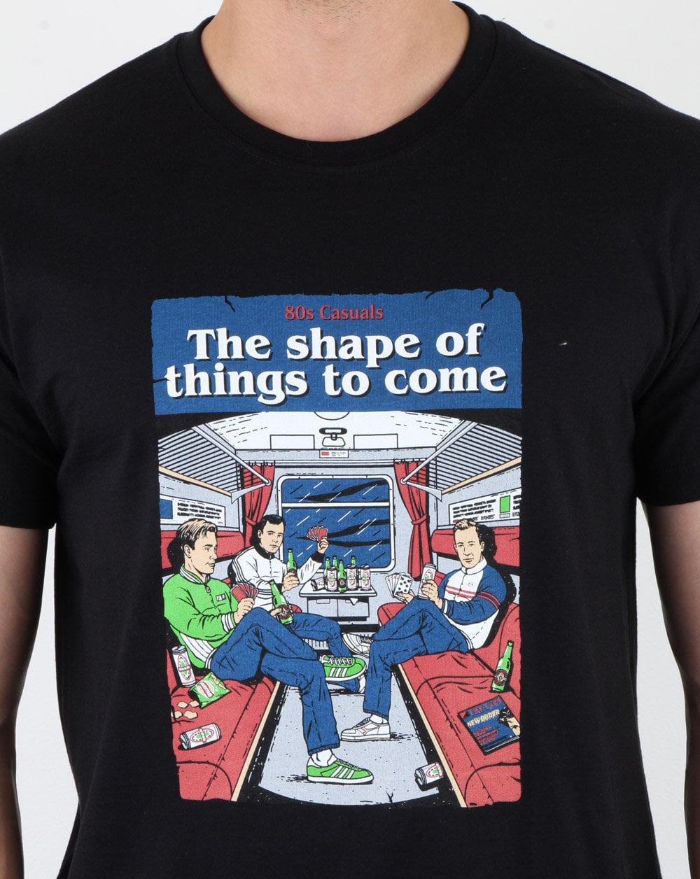 80s Casuals Shape Of Things To Come T-shirt Black