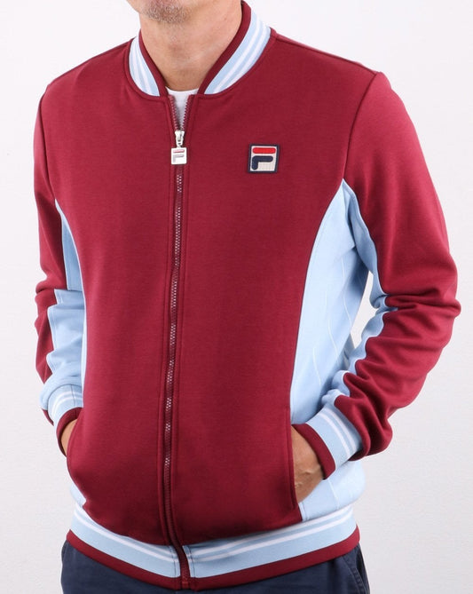 Fila Vintage Fila Vintage Settanta Track Top Exclusive Pro Badge Claret/Blue