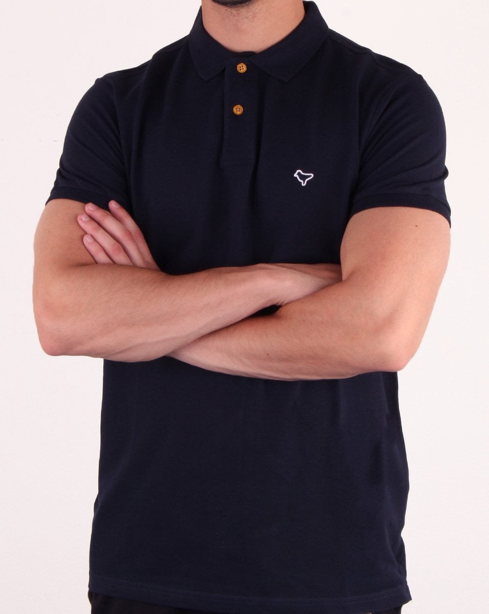 Weekend Offender Dove Polo Shirt Navy